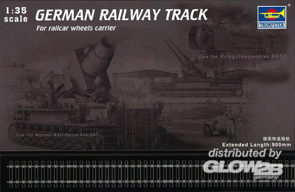 German Railway Tr-Se - Trumpeter 1:35 German Railway Track Set