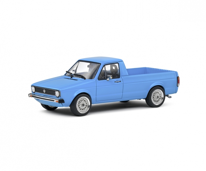 1:43 VW Caddy Pick up blau