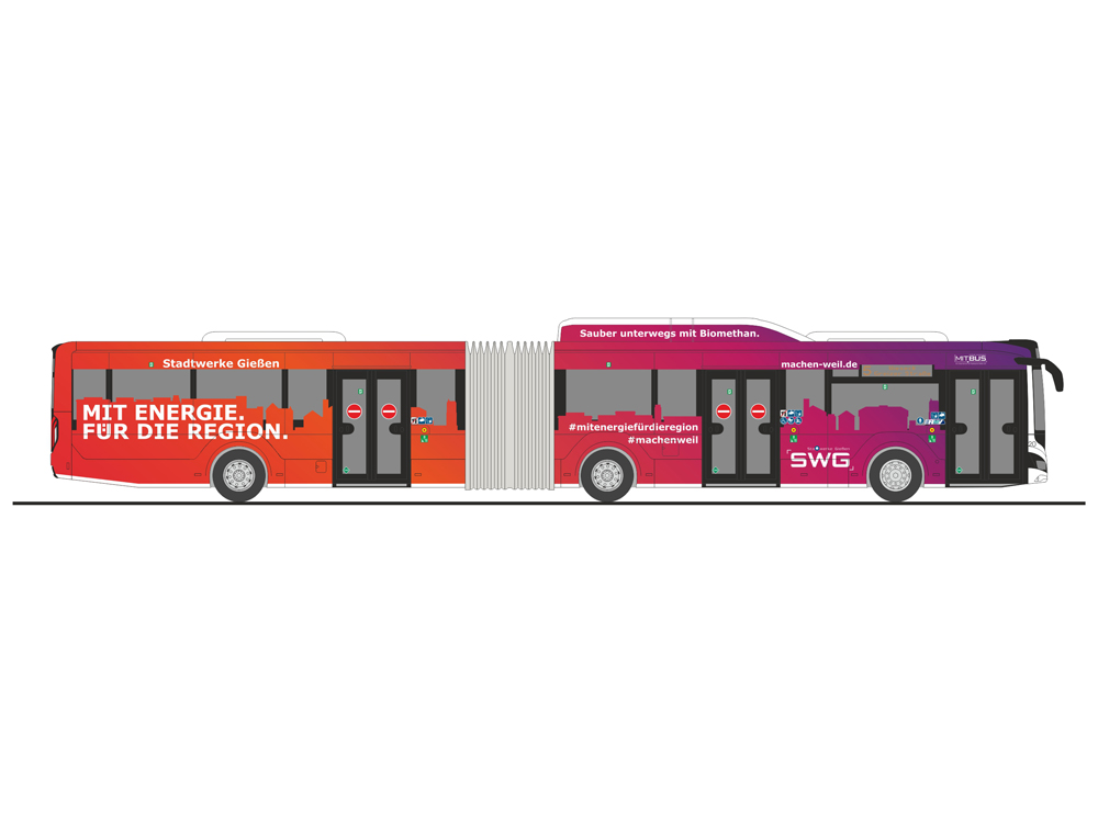 Lion´s City 18 E MIT. Bus Gie - Gießener Bus SWG