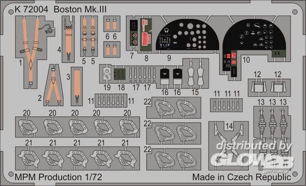 Boston Mk.II for MPM 72559 - MPM 1:72 Boston Mk.II for MPM 72559