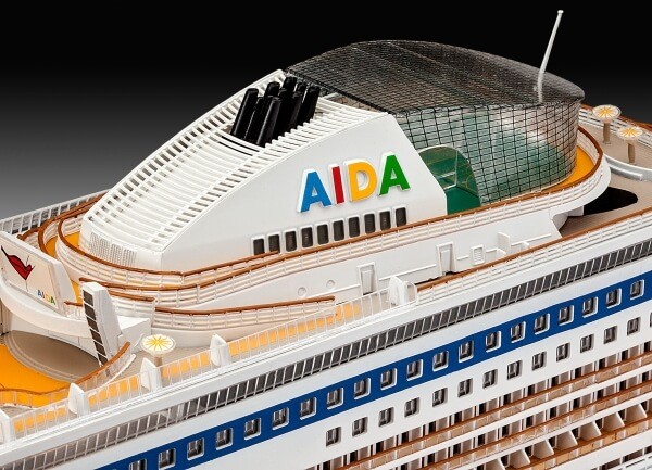 Schiff AIDAblu,sol,mar,stella - Cruiser Ship AIDAblu, AIDAsol, AIDAmar, AIDAstella 1:400
