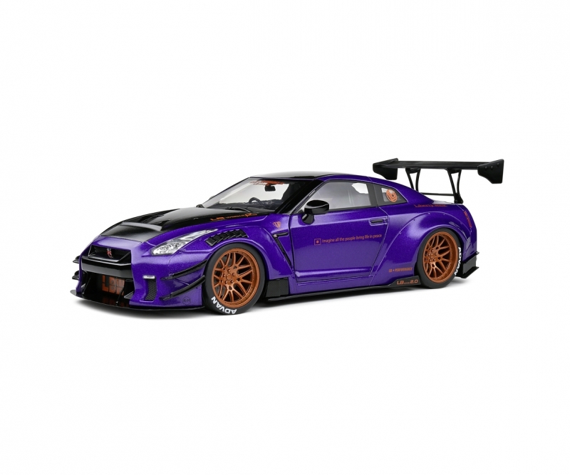 1:18 Nissan GT-R (R35) lila