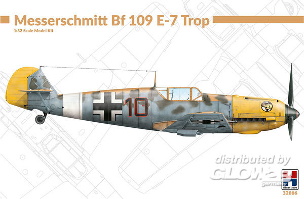 Messerschmitt Bf 109 E-7 trop - Hobby 2000 1:32 Messerschmitt Bf 109 E-7 trop