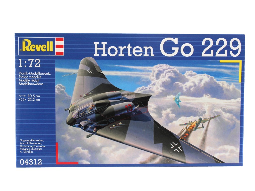Horten Go 229 - Revell Horten Go-229 Modellbausatz 1:72 1:72