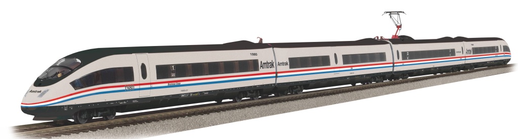 S-Set Amtrak ICE 3, A-Gleis - Start-Set mit Bettungsgleis ICE 3 Amtrak