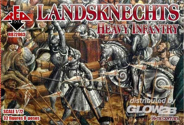 Landsknechts (Heavy infantry) - Red Box 1:72 Landsknechts (Heavy infantry) 16th centu