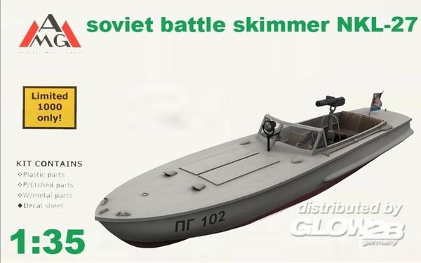 NKL-27 armed speed boat WWII - AMG 1:35 NKL-27 armed speed boat WWII