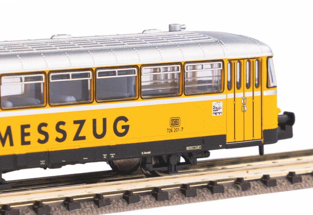 N-Dieseltriebwg. Gleismesszu - N Schienenbus mit Steuerwagen Gleismesszug DB AG V