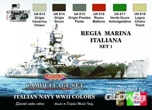 Italian Regia Marina WWII col - Lifecolor  Italian Regia Marina WWII colors