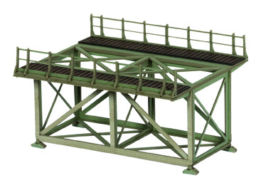 HO L-C Vorfluter-Brücke 9 cm - Inhalt: Laser-Cut Brückenbausatz-System H0 1-gleisiger Vorflute