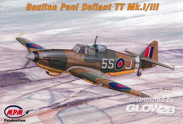 Boulton Paul Defiant TT Mk. I - MPM 1:72 Boulton Paul Defiant TT Mk. I/II