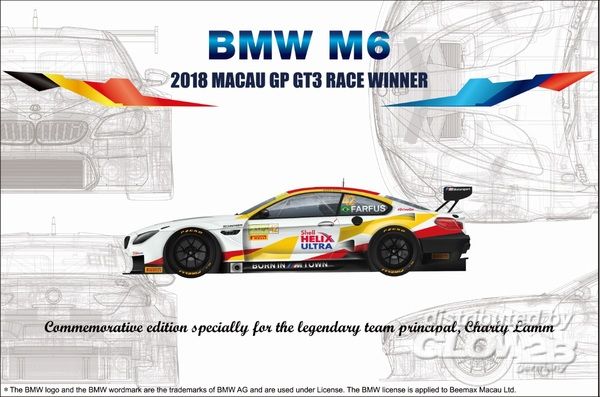 M6 GT3 2018 Macau GP - NUNU-BEEMAX 1:24 M6 GT3 2018 Macau GP