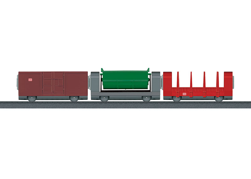Güterwagen-Set zu Güterzug - mit Magnetkupplung