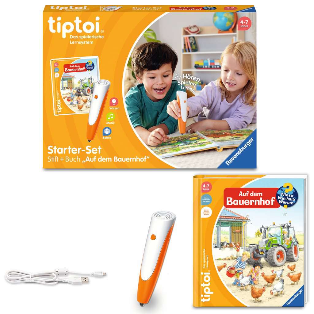 Tiptoi Starter Set WWW - tiptoi® Starter-Set: Stift und Bauernhof-Buch