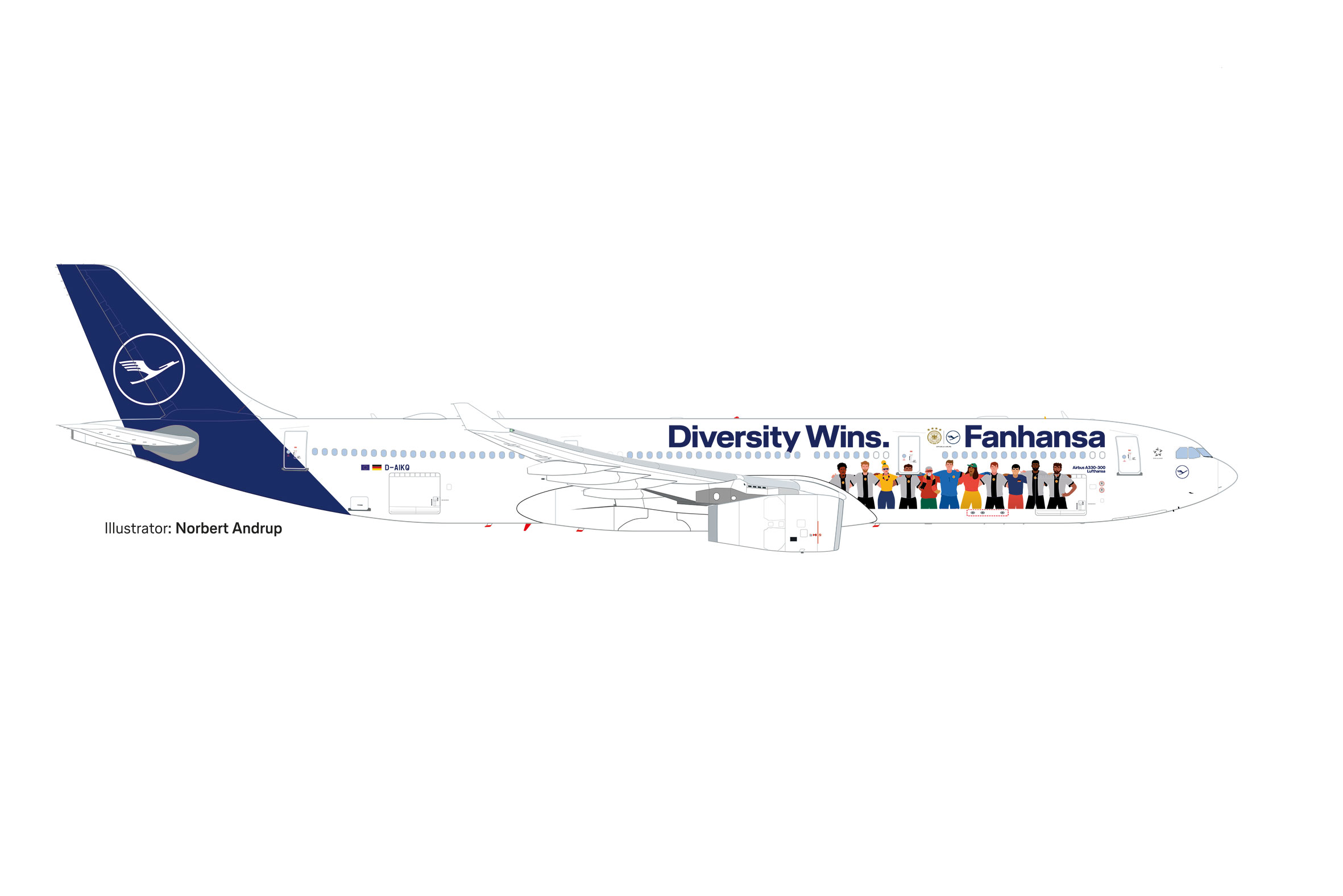 A330-300 Lufthansa "Diversity