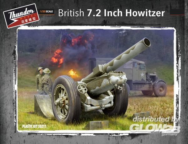 British 7.2 Inch Howitzer - Thundermodels 1:35 British 7.2 Inch Howitzer