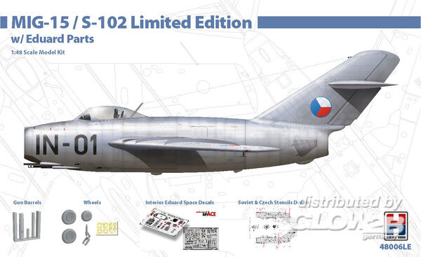 MIG-15 / S-102 Limited Editio - Hobby 2000 1:48 MIG-15 / S-102 Limited Edition