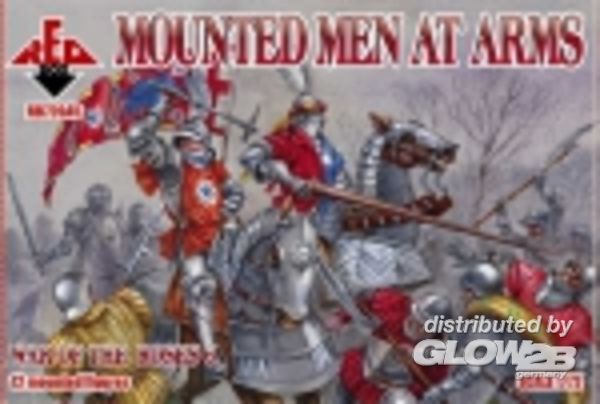 Mounted Men at Arms, War of t - Red Box 1:72 Mounted Men at Arms, War of the Roses 6