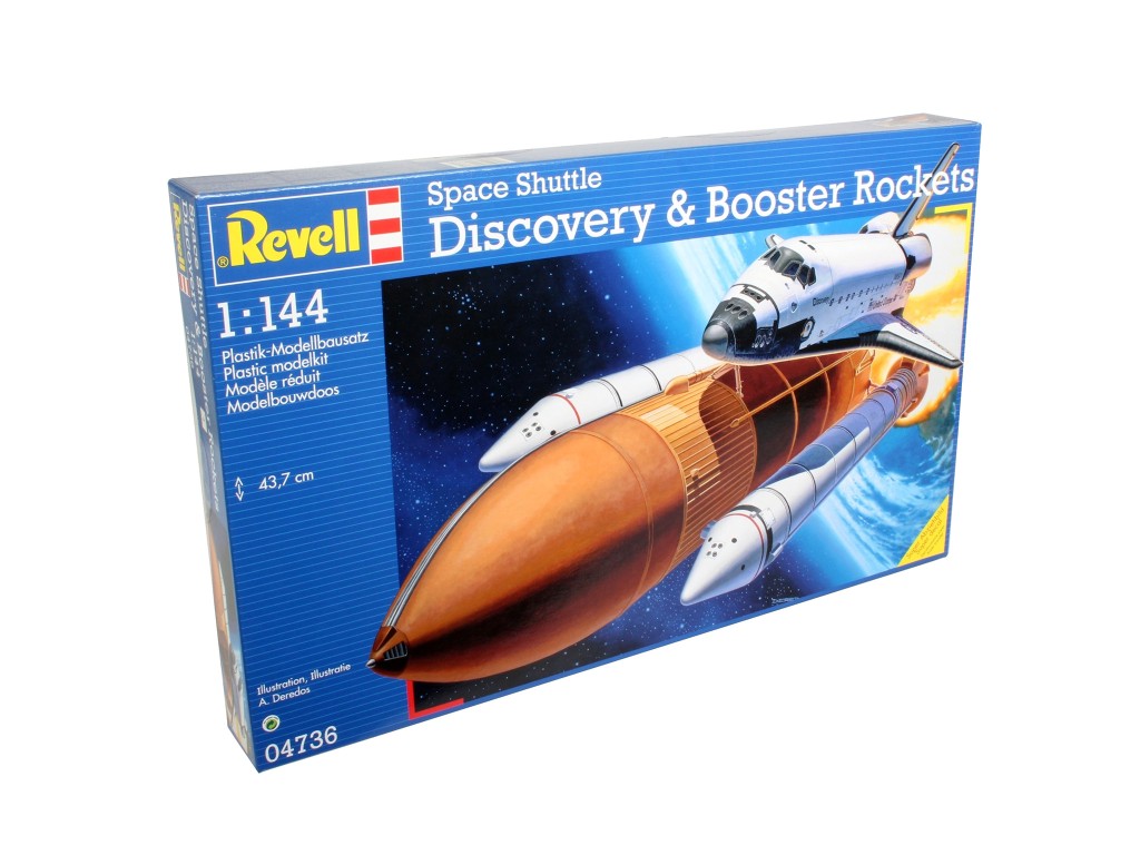 Space Shuttle Disc-B - Space Shuttle Discovery & Booster Rockets 1:144