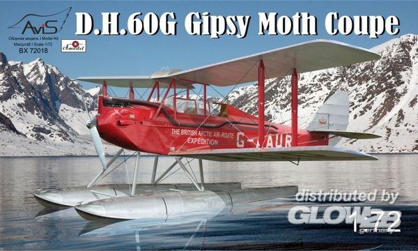 DH-60G Gipsy Moth Coupe float - Avis 1:72 DH-60G Gipsy Moth Coupe floatplane