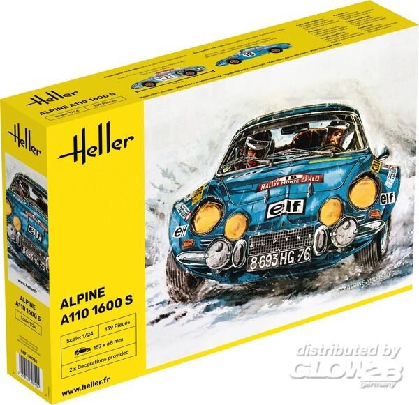 Alpine A110 (1600), Classic - Heller 1:24 Alpine A110 (1600)