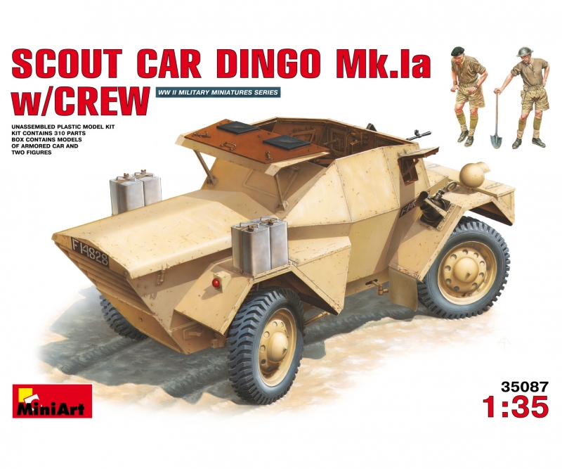 Spähwagen Dingo Mk 1a mit Cre - 1:35 Spähpanzer Dingo Mk 1a (2)