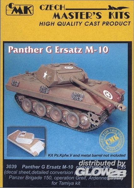 Panther G Ersatz M-10 Umbause - CMK  Panther G Ersatz M-10 Umbauset