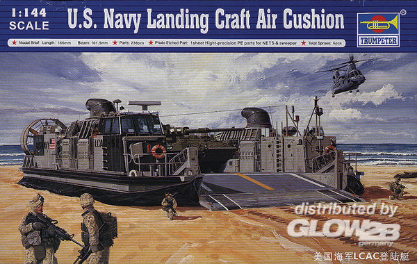 USMC Landing Craft Air Cushio - Trumpeter 1:144 USMC Landing Craft Air Cushion