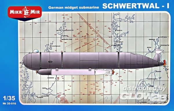 Schwertwal-I German midget su - Micro Mir  AMP 1:35 Schwertwal-I German midget submarine