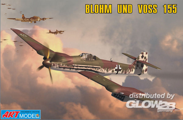 Blohm & Voss 155V2 WWII Ger. - Art Model 1:72 Blohm & Voss 155V2 WWII Ger. interceptor