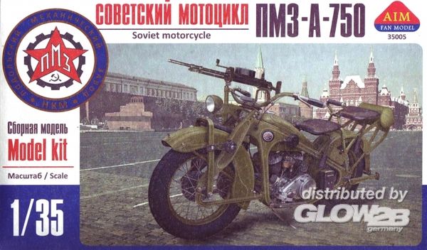 PMZ-A-750 Soviet motorcycle - AIM -Fan Modell 1:35 PMZ-A-750 Soviet motorcycle