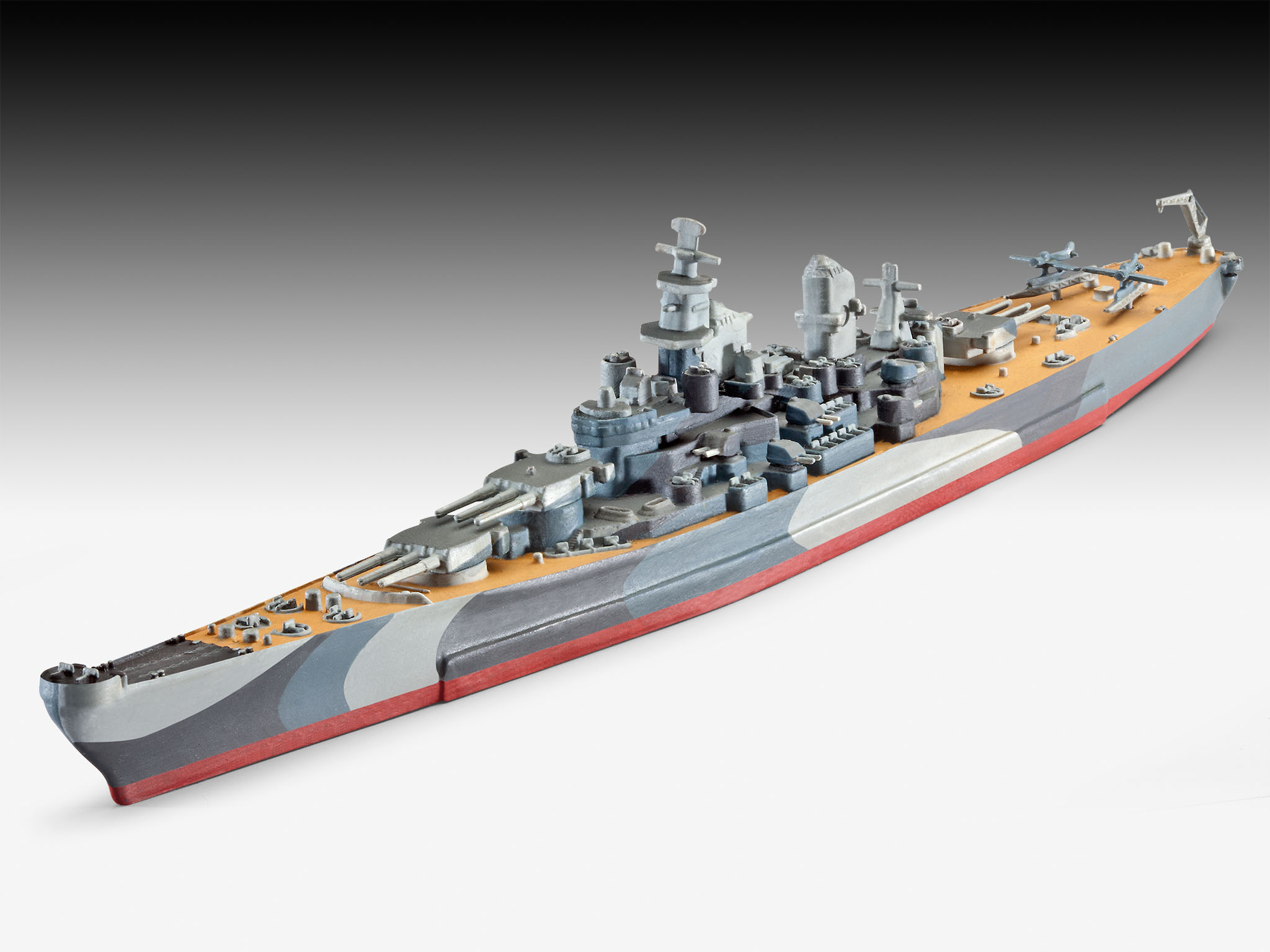 Battleship U.S.S. Missouri(WW - Battleship U.S.S. Missouri(WWII) 1:1200