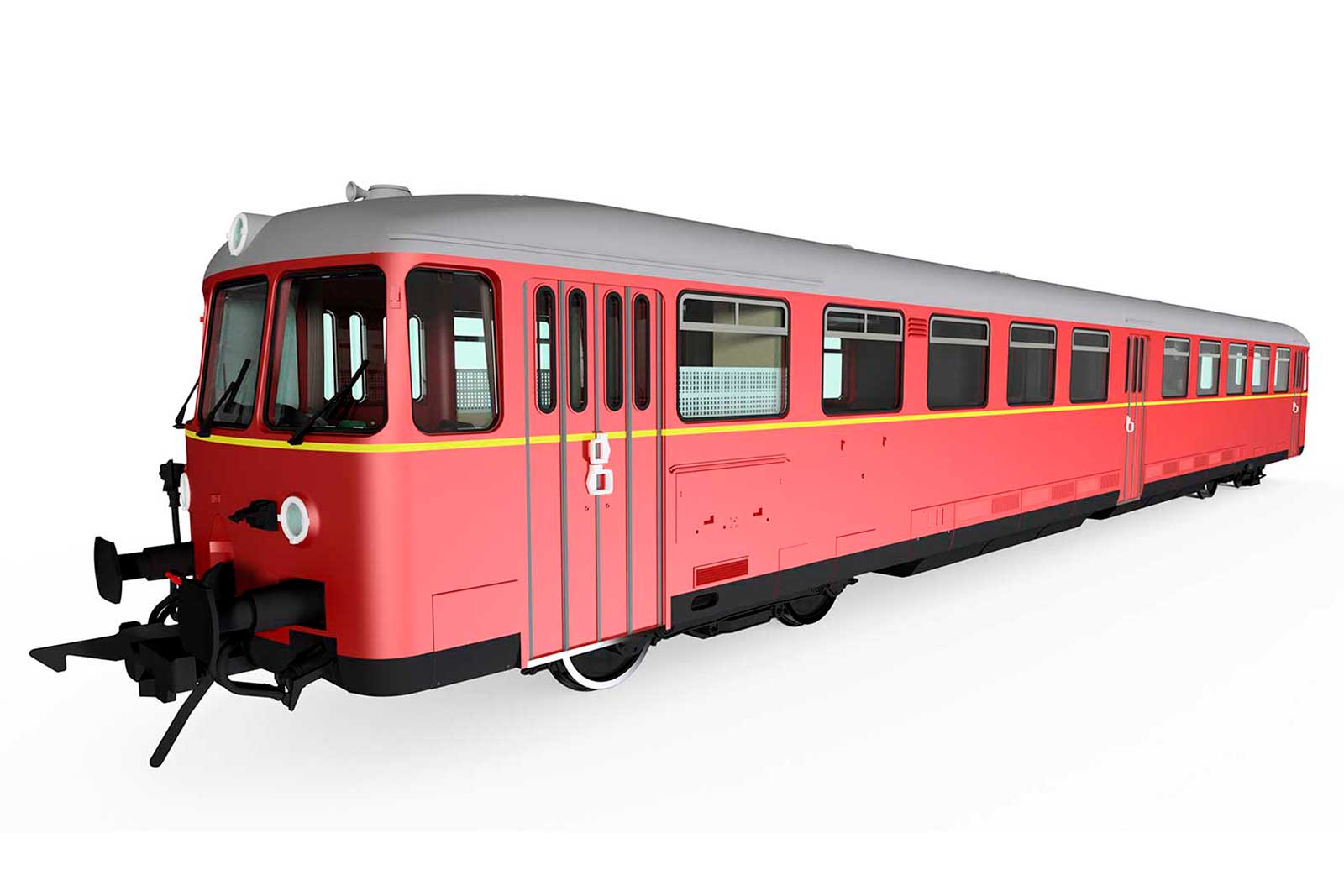 Beiwagen ESA 150, DB, Epoche - Beiwagen ESA 150, DB, Epoche 3, rot