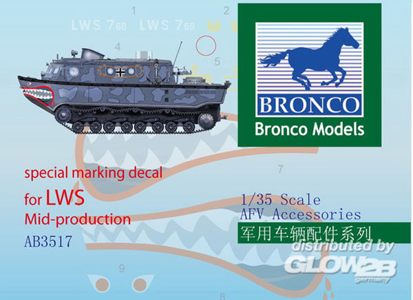 Special Marking Decal for LWS - Bronco Models 1:35 Special Marking Decal for LWS Mid-Produk
