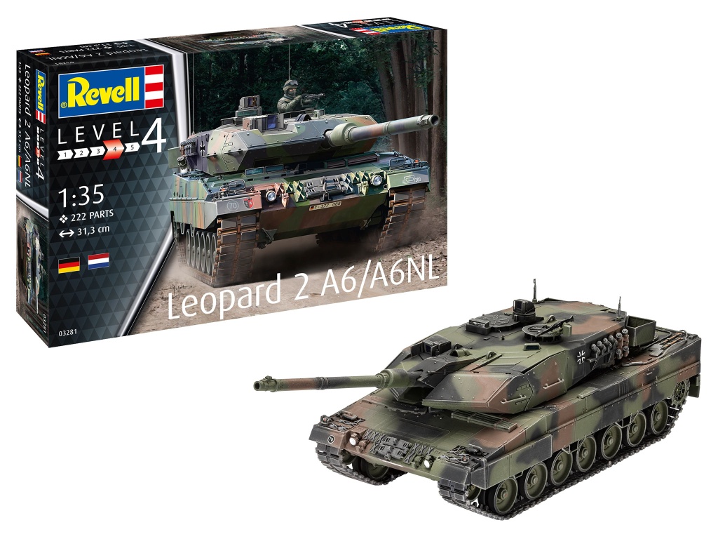 Leopard 2A6/A6 NL - Revell 1:35 Leopard 2 A6/A6NL