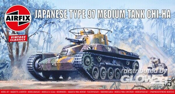 1/72 Type 97 Chi Ha - Airfix 1:76 Type 97 Chi Ha Japanese Tank