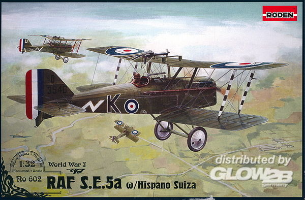 RAF S.E. 5a w/Hispano Suiza - Roden 1:32 RAF S.E.5a w/Hispano Suiza