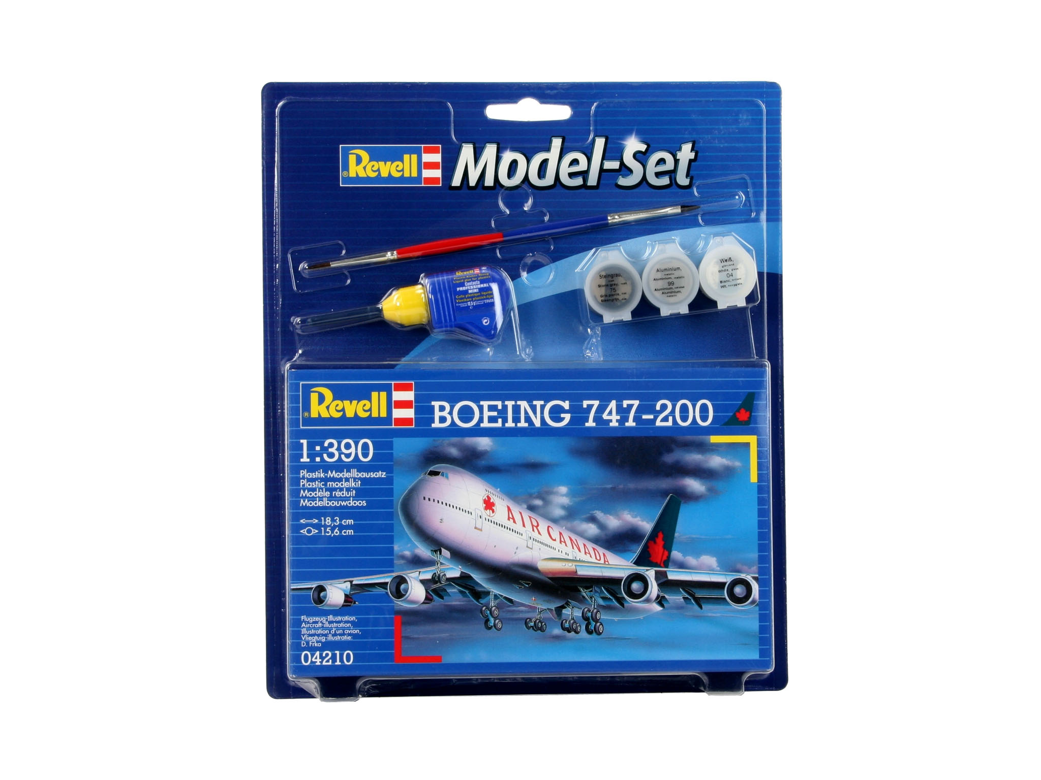 Set Boeing 747 1:390 - Model Set Boeing 747-200