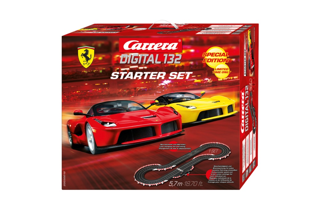 DIG132 Set Ferrari Spezial Ed - 5,7m Strecke- Starter Set