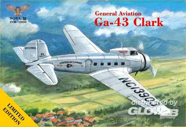 GA-43"Clark" airliner (in "We - Modelsvit 1:72 GA-43Clark airliner (in Western Air Express service)