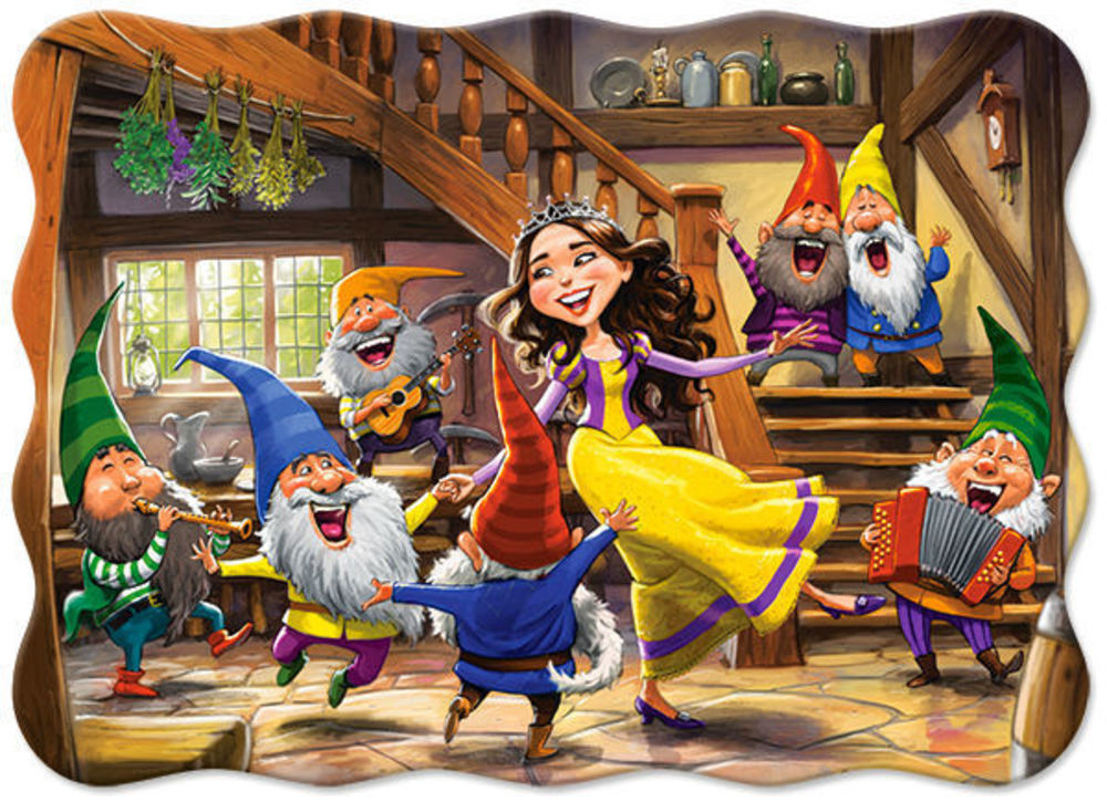 Snow White and the Seven Dwar - Castorland  Snow White and the Seven Dwarfs,Puzzle30 Teile