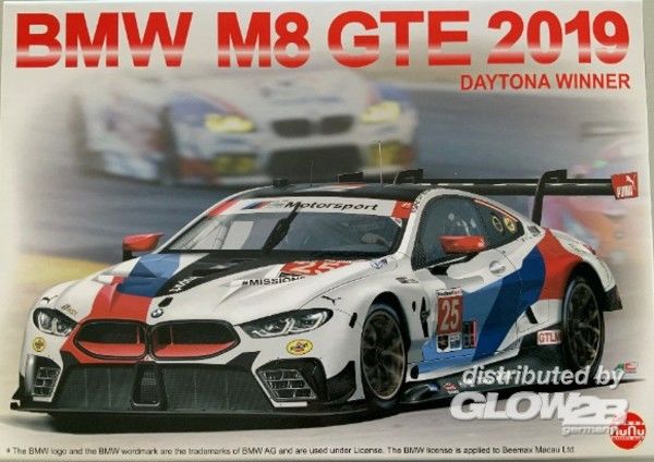 BMW M8 GTE 2019 Daytona 24h w - NUNU-BEEMAX 1:24 BMW M8 GTE 2019 Daytona 24h winner