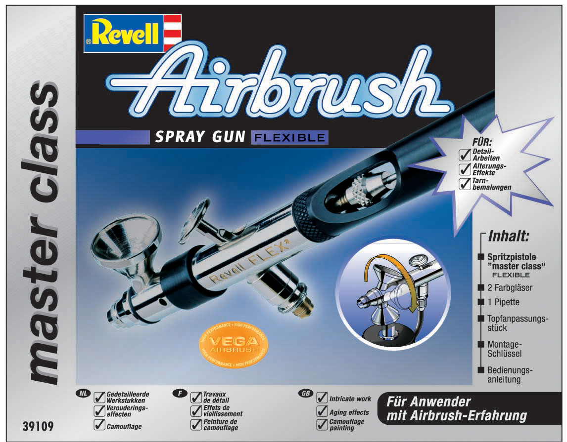 Spray Gun ´master FLEXIB" - Airbrush Spritzpistole Flexible Master Class