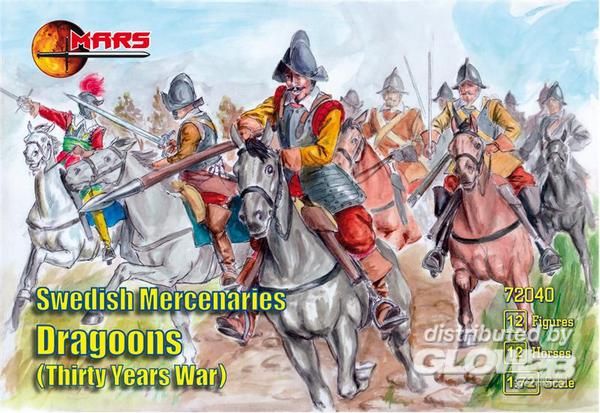 Swedish Mercenaries Dragoons, - Mars Figures 1:72 Swedish Mercenaries Dragoons, 30 Y. War