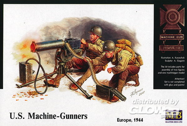 U.S. Machine-Gunners Europe 1 - Master Box Ltd. 1:35 U.S. Machine-Gunners Europe 1944
